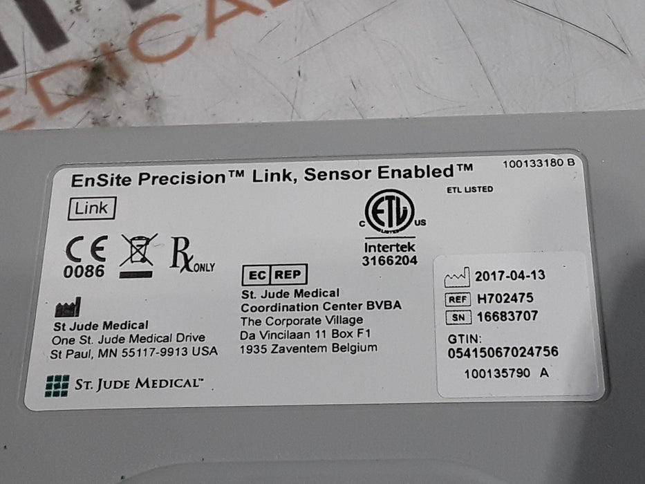 St. Jude Medical, Inc. H702475 EnSite Precision Link, Sensor Enabled