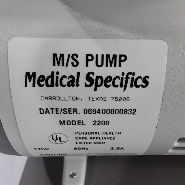 Medical Specifics M/S Pump 2200 Aspirator