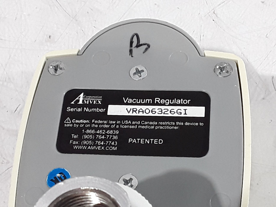 Amvex Vacuum Regulator