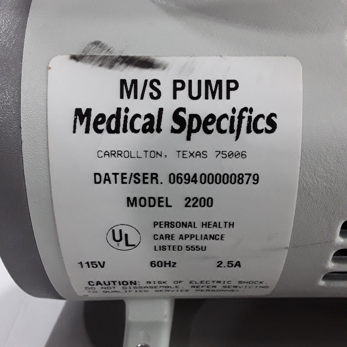 Medical Specifics M/S Pump 2200 Aspirator