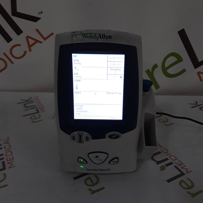 Welch Allyn Spot LXi - NIBP, SureTemp Plus, Nellcor SpO2 Vital Signs Monitor