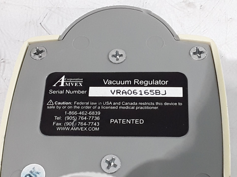 Amvex Vacuum Regulator