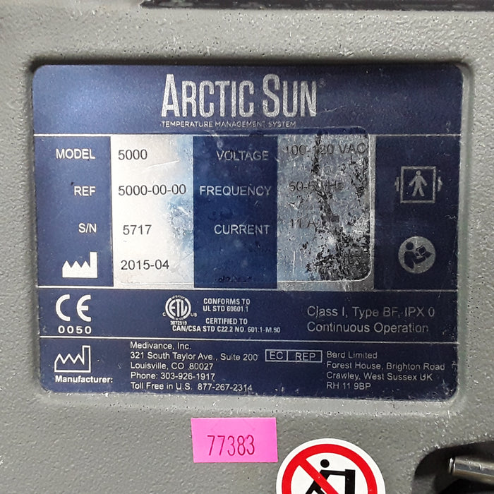 Medivance Arctic Sun 5000 Temperature Management System
