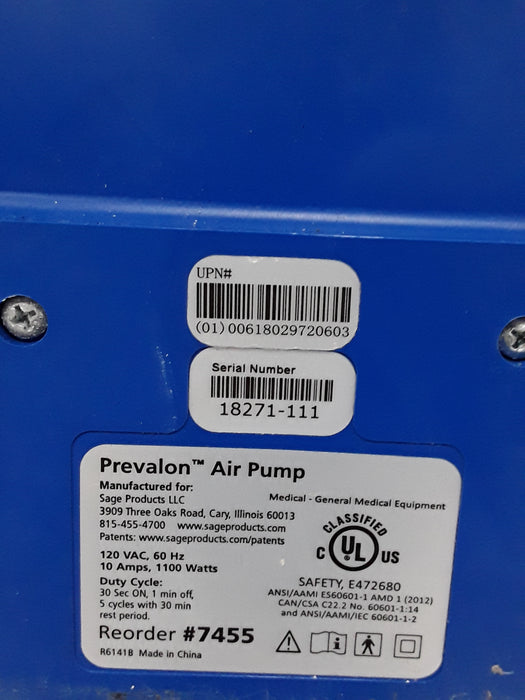Sage Products, LLC Prevalon Air Pump
