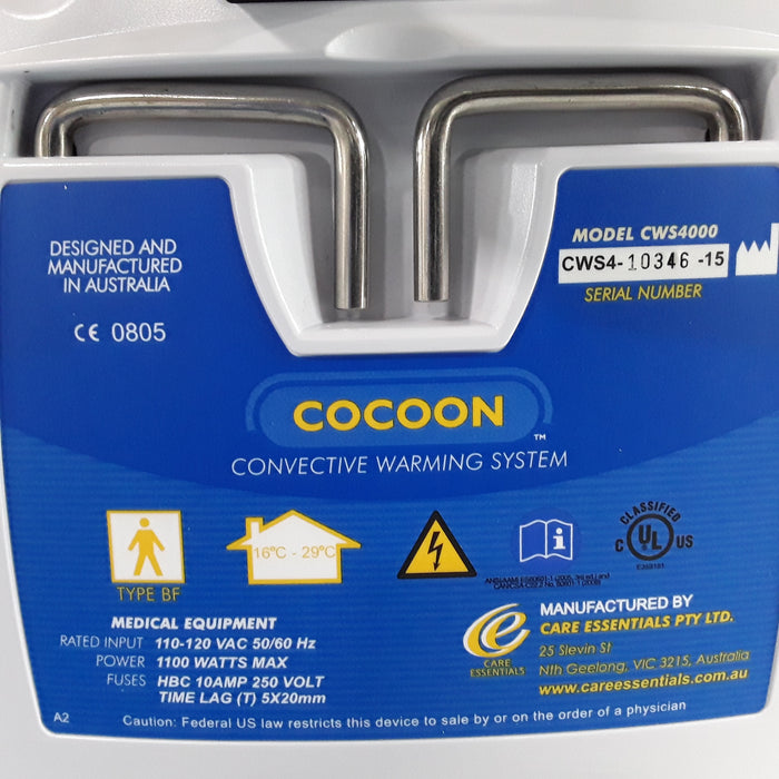 Care Essentials Cocoon CWS4000 Convective Warming System