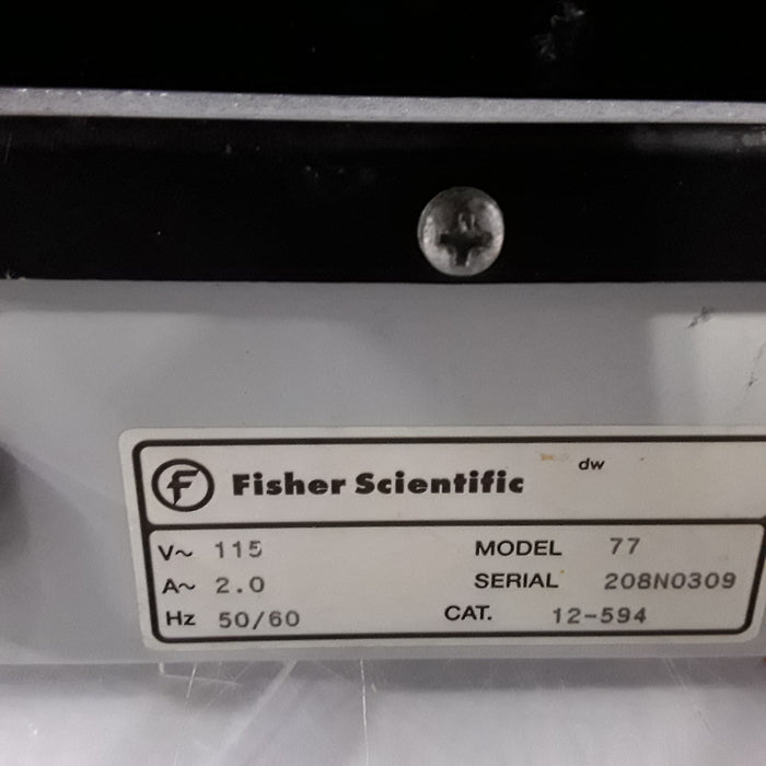 Fisher Scientific 77 Slide Warmer