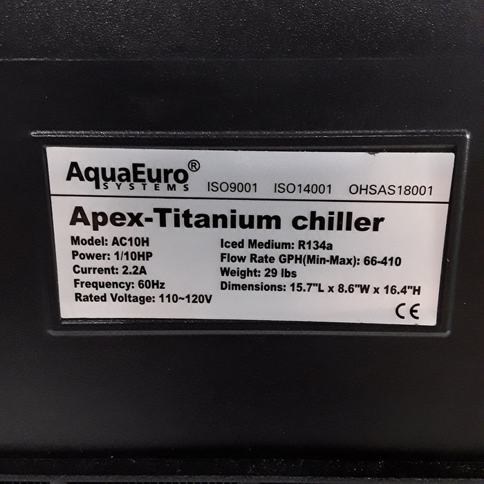 AquaEuro Systems AC10H Apex-Titanium Chiller