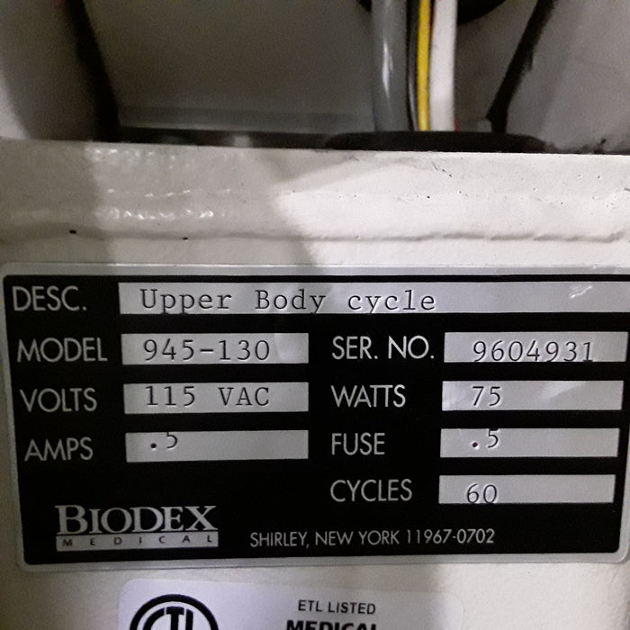 Biodex 945-130 Upper Body Cycle