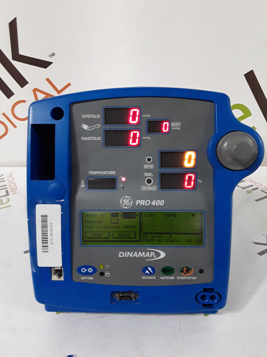 GE Healthcare Dinamap Pro 400 Vital Signs Monitor