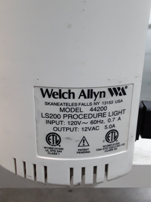 Welch Allyn 44200 LS200 Medical Procedure Light
