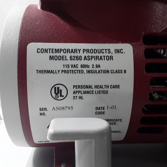 Contemporary Products, Inc. Model 6260 Aspirator