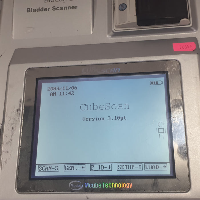 Medline CubeScan BioCon 500 Bladder Scanner