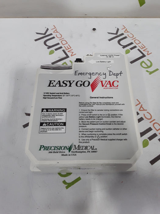 Precision Medical EasyGo Vac Aspirator