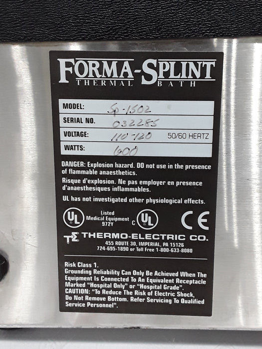 Thermo-Electric Forma-Splint Thermal Bath