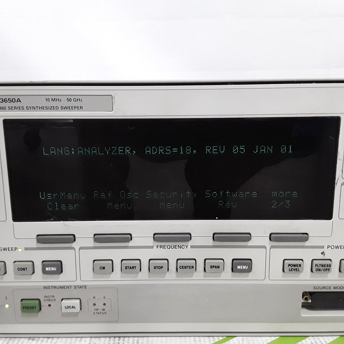 Agilent 83650A Synthesized Swept Signal Generator