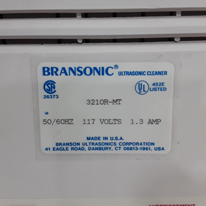 Branson Ultrasonics 3210 Bransonic Ultrasonic Cleaner