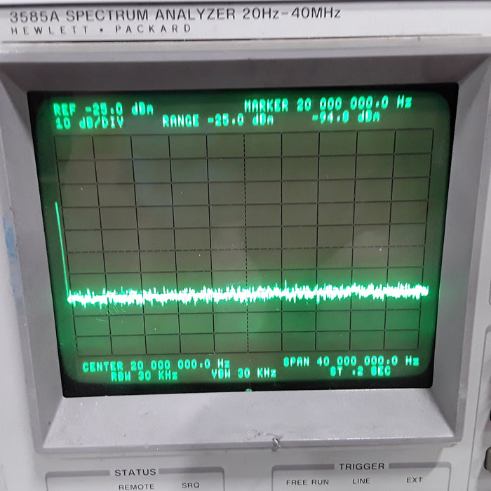 Hewlett Packard 3585A Spectrum Analyzer