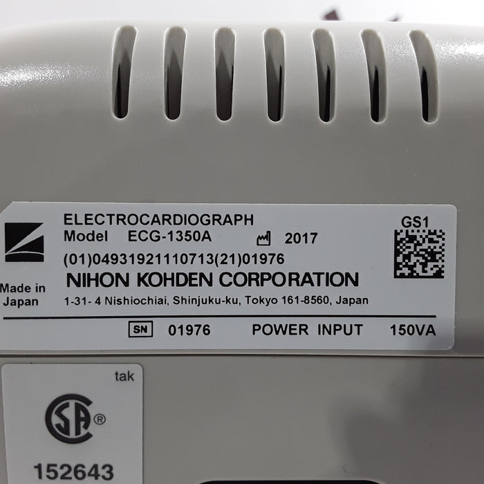 Nihon Kohden ECG 1350A