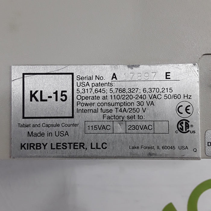 Kirby Lester KL15E Pill Tablet Counter