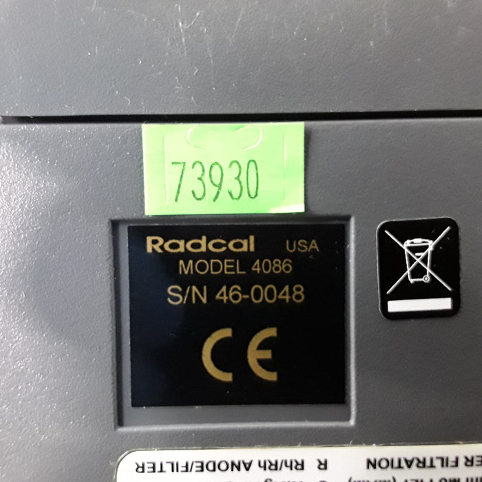 RadCal Accu-kV Model 4086 Non-Invasive kV Meter