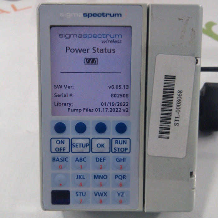 Baxter Sigma Spectrum 6.05.13 without Battery Infusion Pump