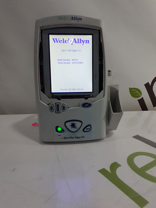 Welch Allyn Spot LXi - NIBP, SureTemp Plus, Nellcor SpO2 Vital Signs Monitor