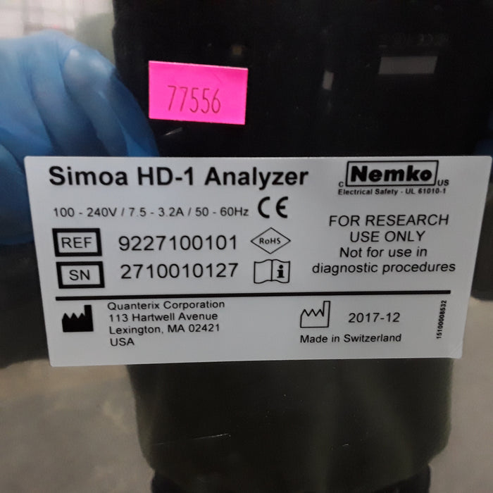 Simoa HD-1 Immunoassay Analyzer