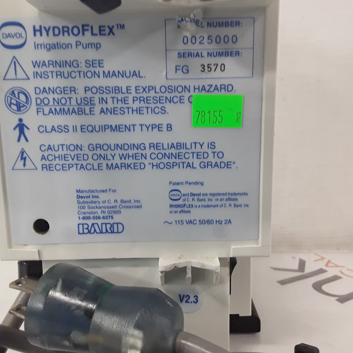 Davol Hydroflex Multi-Application Irrigation Pump