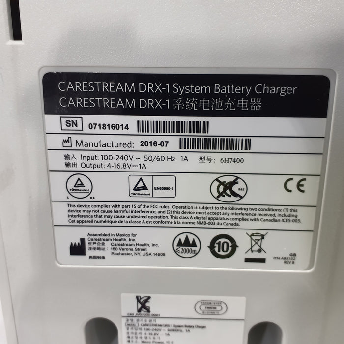 Carestream Health, Inc. Carestream DRX-1 System Battery Charger