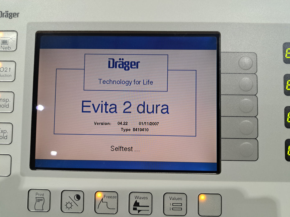 Draeger Medical Evita 2 Dura Ventilator