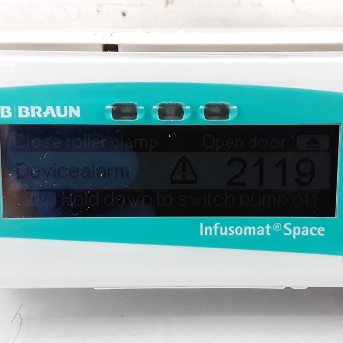 B. Braun Infusomat Space w/AC Adapter Infusion Pump