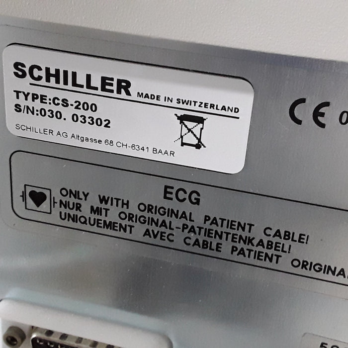 Schiller America CS-200 Ergo Spiro Stress Test Console
