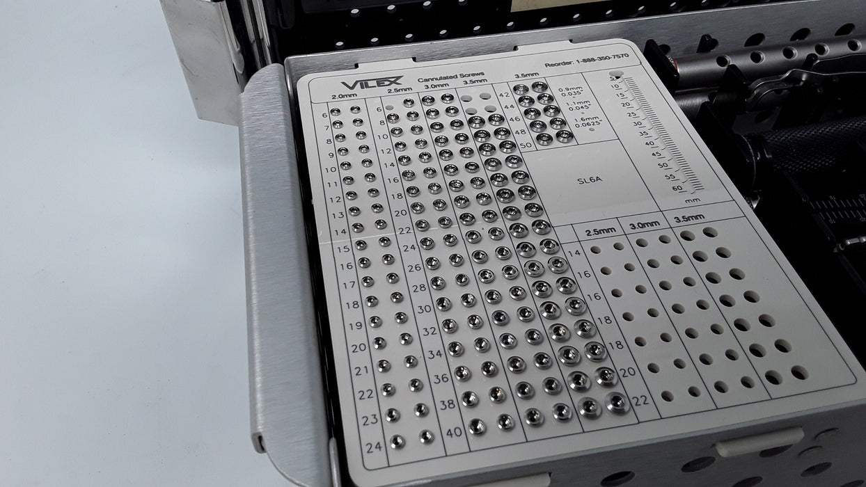 Vilex z111 Cannulated Screw Tray