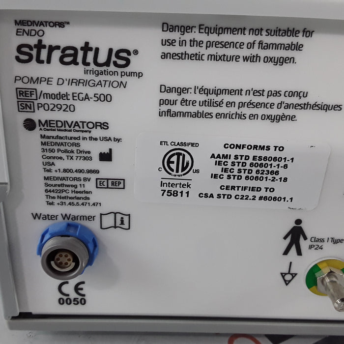 Medivators Endo Stratus EGA-500 Irrigation Pump