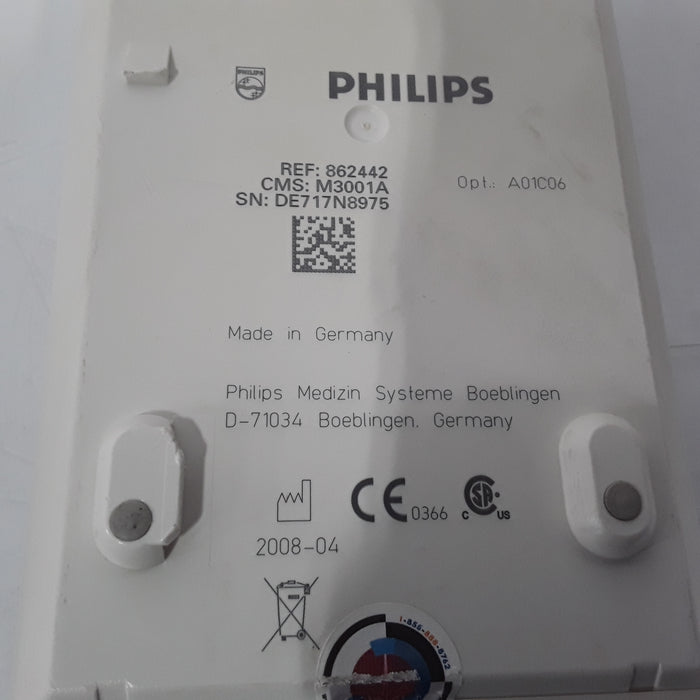 Philips M3001A-A01C06 Fast SpO2, NIBP, ECG, Temp, IBP MMS Module