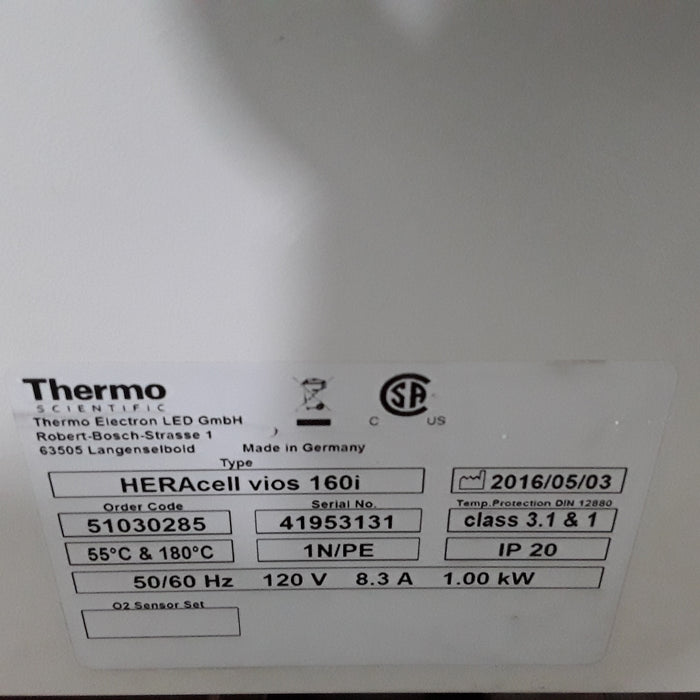 Thermo Scientific Heracell VIOS 160i CO² Incubator