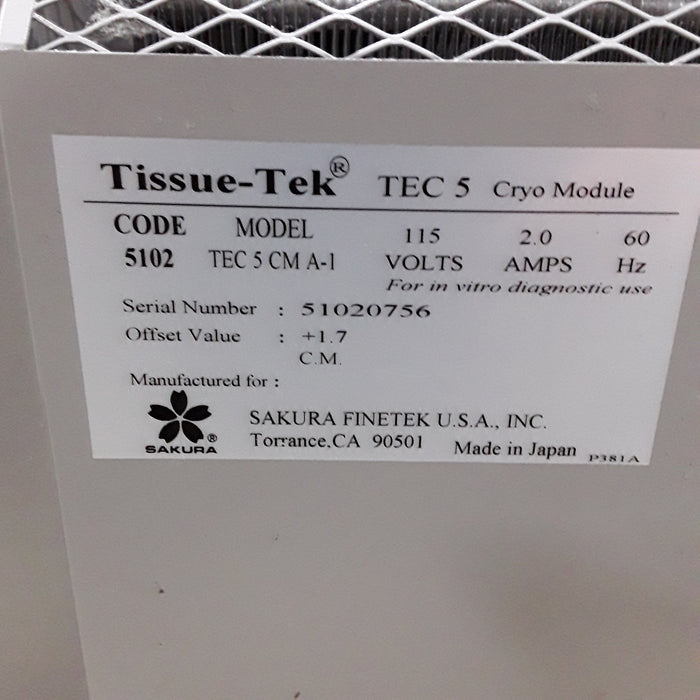 SAKURA Tissue-Tek TEC 5 Embedding Station