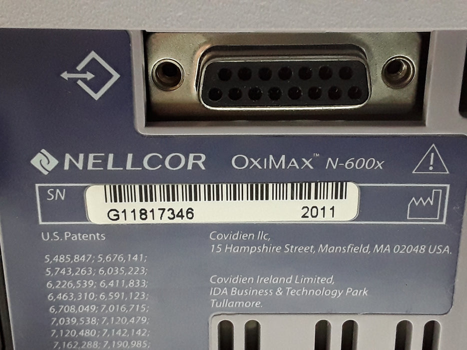 Nellcor OxiMax N-600x Pulse Oximeter