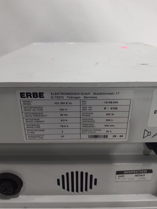 Erbe ICC 200 Electrosurgical Unit