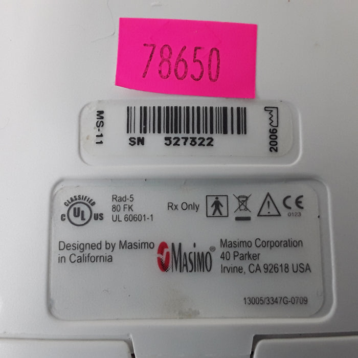 Masimo Rad-5 Handheld Pulse Oximeter Medical