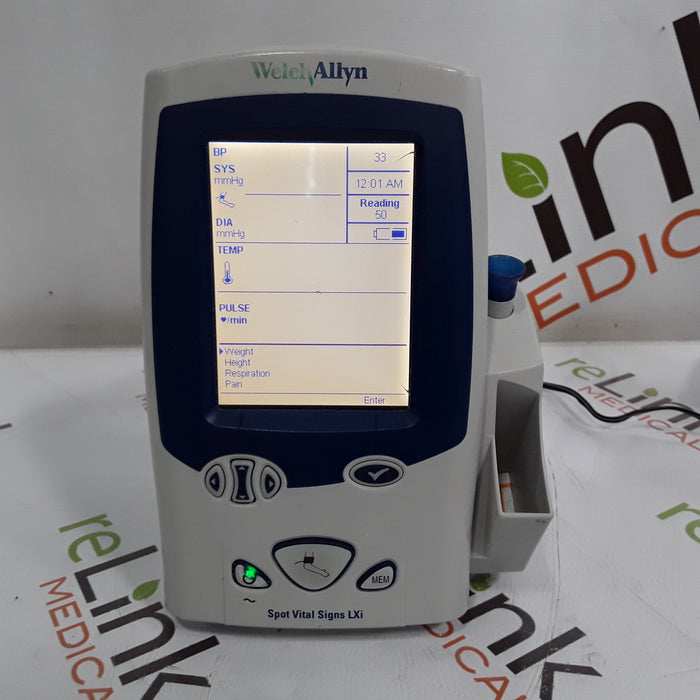Welch Allyn Spot LXi - NIBP, SureTemp Plus Vital Signs Monitor