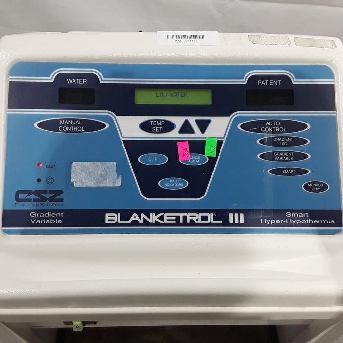 Cincinnati Sub-Zero CSZ Blanketrol III Hypothermia Unit