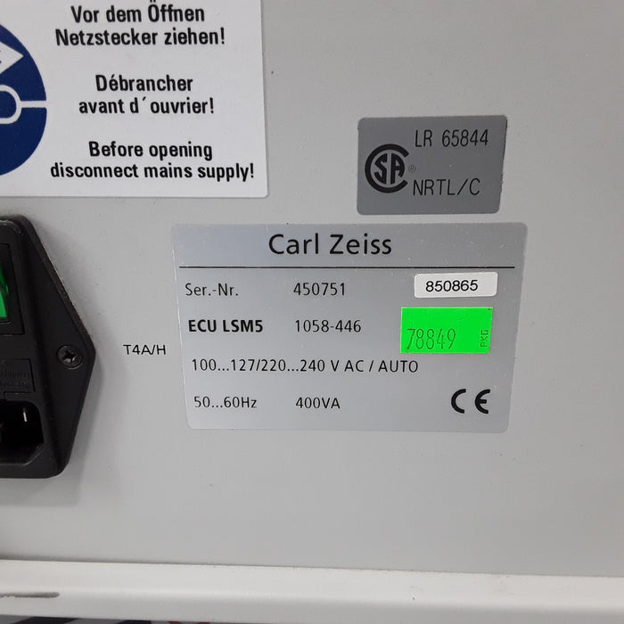 Carl Zeiss ECU LSM 5 Control/Power Supply