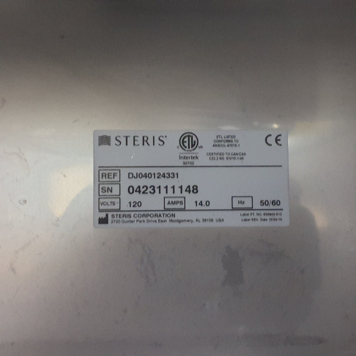 Steris Model DJ040124331 Dual Compartment Warming Cabinet