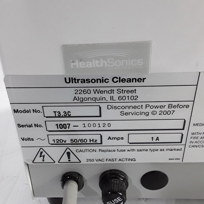 HealthSonics T3.3C Ultrasonic Cleaner