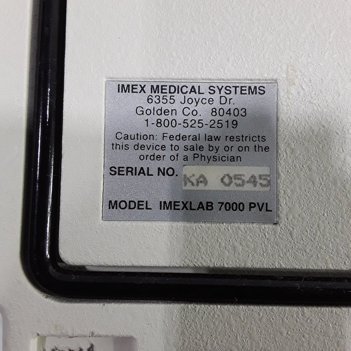 Imex Medical Imexlab 7000 PVL Module Diagnostic System