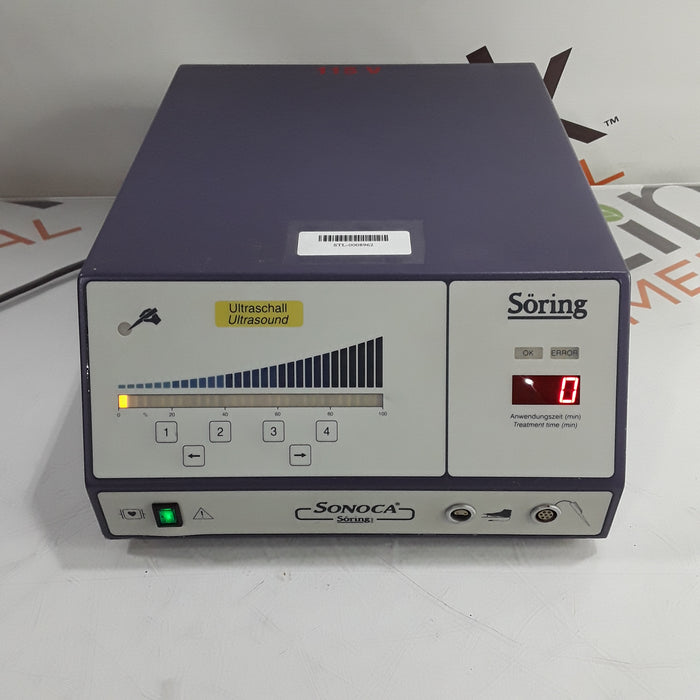Soring, Inc. Sonoca 180 Ultrasonic Assisted Wound Treatment