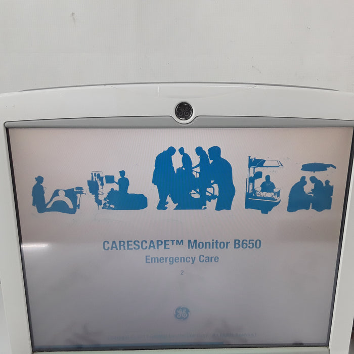 GE Healthcare Carescape B650 w/ Masimo PDM Patient Monitor