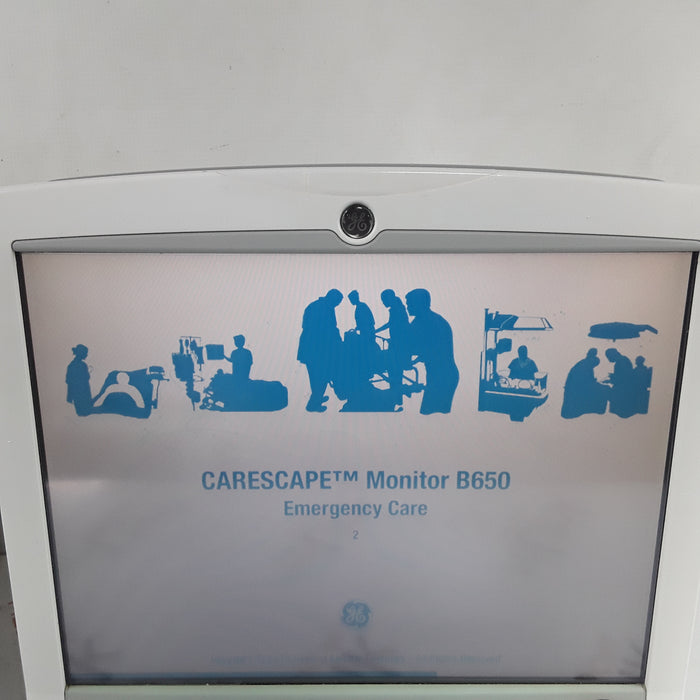 GE Healthcare Carescape B650 w/ Masimo PDM Patient Monitor