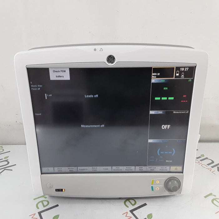 GE Healthcare Carescape B650 w/ Masimo PDM Patient Monitor